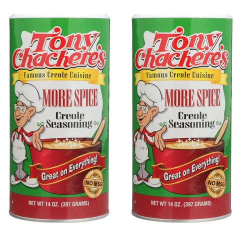 Tony Chacheres More Spice Creole Seasoning - 14 oz (2 Pack)...