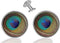 Custom Classic Jewelry Tuxedo Shirt Sliver Cufflinks Men's Unique Business Wedding Gifts Peacock Feather A...
