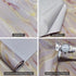 Pink Purple Glossy Marble Contact Paper for Cabinets and Drawers Granite Countertop Wall Paper Peel and Stick Modern Kitchen Wallpaper Self Adhesi...