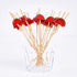 PuTwo Cocktail Picks Handmade Bamboo Toothpicks 100pcs 4.7” in Watermelon Decor...