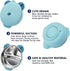 Stainless Steel Baby Feeding Bowl, Toddler Suction Plate with Lid Spoon and Fork, Perfect for Children (Blue)...