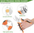 Garden Tool Set, 3PCS Sturdy Gardening Hand Tools Kit - Trowel/Shovel, Transplanter, Sharp Bypass Pruning Shears/Scissors/Clippers - Comfortable H...