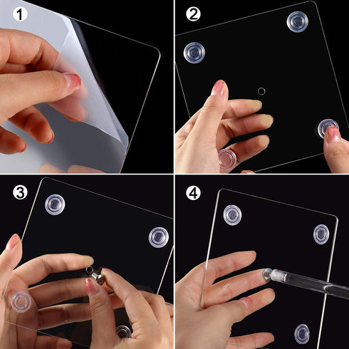 3 Pack Clear Acrylic Donut Stand for Dessert Table 21 Donut Display Holder Tower Stand for Bridal Shower Weddings Birthday Anniversary Gathering P...