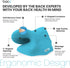 BACK Neck Stretcher, Neck and Shoulder Relaxer, Neck Cloud for Neck Pain Relief, Chiropractic Neck Pillow, Posture Corrector...