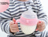 Baby Bottle Handles for Comotomo 5 Ounce & 8 Ounce Silicone Baby Bottles, Compatible Comotomo Bottle Holder for Baby, Pack of 2, Pink...