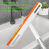 Multifunction Magic Broom, Household Silicone Wiper Floor Squeegee Non-Stick Hair Sweeping Tool 4 in 1 Adjustable Floor Scraping Sweeper for Bathr...