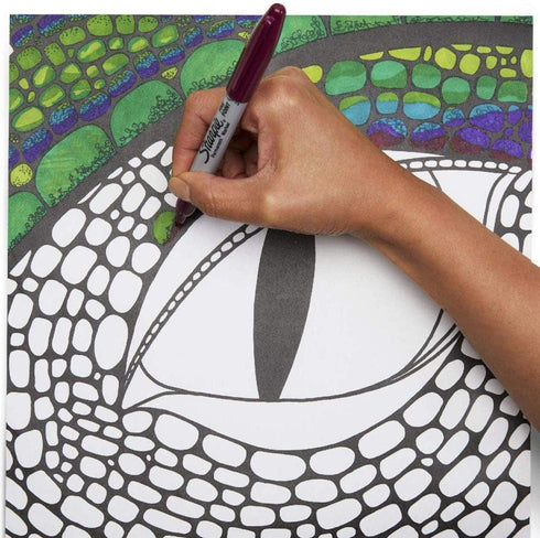 Sharpie 30001 Fine Point Permanent Marker, Marks On Paper and Plastic, Resist Fading and Water, AP Certified, Black Color, 12 Markers Per Box...