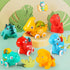 ALASOU 7 PCS Dinosaur Fantastic Creatures Toys with Playmat/Storage Bag|Baby Car Toys for 1 Year Old Boy|1st Birthday Gifts for Toddler Toys Age 1...