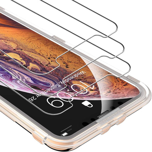 UNBREAKcable 3-Pack Screen Protector for iPhone 11 Pro/X/XS 5.8", 9H Premium Tempered Glass Screen Protector for iPhone X/iPhone Xs/iPhone 11 Pro ...