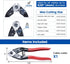Upgraded Version Muzata Wire Cutters Heavy Duty Cable Cutters Steel Wire Rope Up to 5/32" Stainless Steel Deck Stair Railing Aircraft Strong Thick...