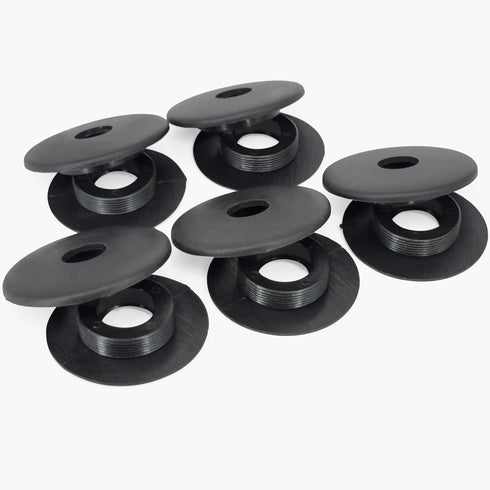 Click&Fit 5pcs Car Mat Clips, Strong fixation for Chevy Buick GM Opel Audi & many brands – Round Plastic Floor Fastener replases 13142011 13142012...