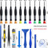 24 Pieces Premium Opening Pry Tool Screwdriver Set Repair Kit for Fix Apple iPhone 15 14 13 12 11 Pro Max/XS/XR/X/8 Plus/7/6,iPad Pro Air Mini, iP...