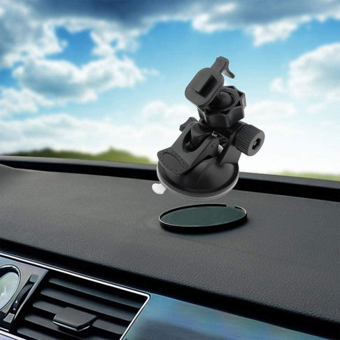 Dashboard Adhesive Mounting Disk - Circular Adhesive Sticky Suction Cup Base Adapter Plate for Car Dash Cam Garmin TomTom GPS Nav Smartphone Conso...