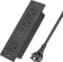 Recessed Power Strip USB C, MAX 30W Power Delivery, Built in 3 Outlets & 2 USB-C Ports & 1 USB-A for Flush Mount Furniture Conference Desktop, 6FT...