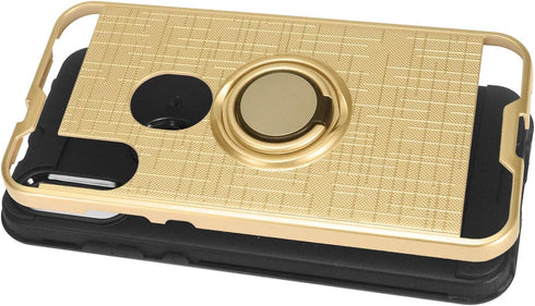 for Motorola Moto E (2020) XT2052 - Phone Case w/Ring Stand - RS2 Gold...