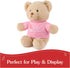 GUND “I'm The Big Sister” Sustainable Message Bear with Pink T-Shirt, Teddy Bear Made from 100% Recycled Materials for Ages 1 and Up, Tan, 12”...