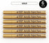Gold Marker Paint Pens - 6 Pack Acrylic Gold Permanent Marker, 0.7mm Extra Fine Tip Paint Pen for Art projects, Drawing, Rock Painting, Stone, Cer...