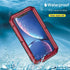 seacosmo Waterproof iPhone XR Case with Built-in Screen Protector, 360 Full Body Protective Military Grade Rugged Shockproof Case Cover Compatible...