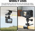 Car Sun Visor Mount for Insta360 X4 X3 X2 DJI Osmo Pocket 3 Action 4 3 Gopro 12 11 10 9 8 7 Car Sun Visor Holder with Phone Clip for Vlog/Video PO...