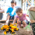 Small Construction Trucks , Kids Construction Vehicles Toy, Friction Powered Kids Dumper Truck, Bulldozers,Forklift,Tank Truck, Asphalt Car, Excav...