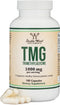 Double Wood Supplements TMG Trimethylglycine Supplement 1,000mg Per Serving, 180 Capsules (TMG Supplements for Homocysteine Control) Genuine TMG w...