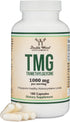 Double Wood Supplements TMG Trimethylglycine Supplement 1,000mg Per Serving, 180 Capsules (TMG Supplements for Homocysteine Control) Genuine TMG w...
