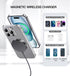 Magnetic Wireless Charger iPhone 15W Fast Apple Mag Safe Charger for iPhone 15/14/13/12 Series 2 Pack 5ft Cable Wireless Charging Pad for AirPods ...