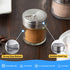 CUSINIUM 2-Pack 1.5oz Glass Spice Seasonings Shaker With Adjustable Lid...