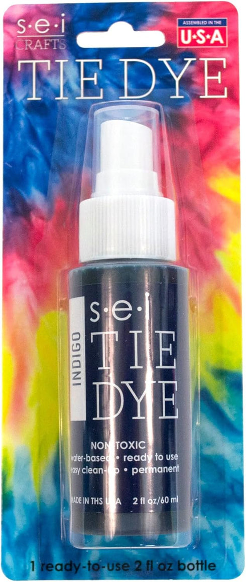 S.E.I Indigo Tie Dye Spray Bottle, 2- Ounces, Fabric Spray Dye...