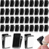 40 Pcs Self Adhesive Clips,Wall Clips for Hanging,Sticky Clips Tapestry Clips Photo Picture Poster Clips Plastic Spring Clips Hanging for Paper Ta...