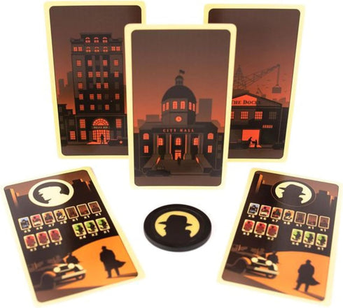 Pandasaurus Games District Noir Card Game | Crime Themed Bluffing and Set Collection Strategy Game | Fun Family Game for Kids and Adults | Ages 10...