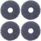 Neutop Replacement Mopping Pads Microfiber Mop Cloths Compatible with Roborock Q Revo, Robot Vacuums and Mops Parts Accessories, 4-Pack....