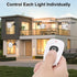Jiuwu Wireless Remote Control Switch?AC 90-250V 1 Channel 433Mhz RF Remote Relay Switch with 2 RF Transmitters 86 Wall Panel Transmitter, Remote C...