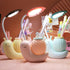 Cute Desk Lamp,Childrens Led Night Light, Portable Foldable Rechargeable Animal Table Lamp for Kids Students Desk with Lights (Blue)...
