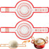 2 PCS Silicone Bread Sling for Dutch Oven Reusable Silicone Bread Baking Mats Non-Stick & Easy Clean Bread Sling with Long Handles Easy to Transfe...