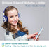 SIMOLIO Kids Headphones Bluetooth for Boys, Built-in Microphone and Share Port, Safe 75dB,85dB,94dB Volume Limited, Foldable and Adjustable, Wirel...