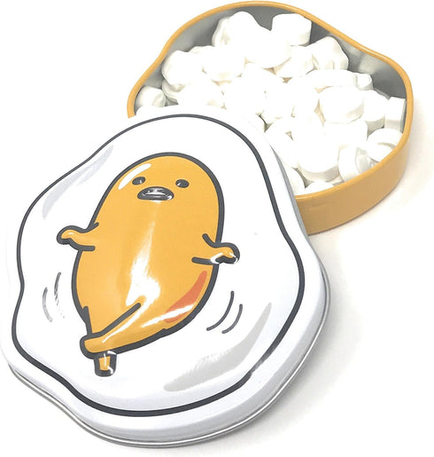 Gudetama The Lazy Egg Sanrio Egg Shaped Vanilla Candy in Collectible Tin!...