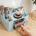 Desk Organizer with 2 Drawer, Multi-Functional Pencil Pen Holder for Desk, Desk Organizers and Storage with 5 Compartments, Desktop Organizer for ...