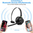 AUSDOM Trucker Bluetooth Headset with Microphone: A2301 Wireless 5.2 On-Ear Headset with AI Noise Cancelling Mic & Mute Button, 50H Playtime for W...