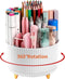 Desk Pencil Pen Holder, 5 Slots 360°Degree Rotating Pencil Pen Organizers for Desk, Desktop Storage Stationery Supplies Organizer, Cute Pencil Cup...