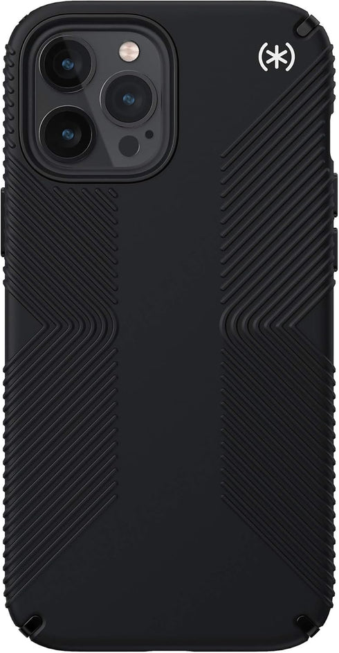 Speck Products Presidio2 Grip iPhone 12 Pro Max Case, Black/Black/White...