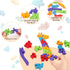 LovesTown Giraffe Wooden Puzzle, 26PCS Jigsaw Puzzle Alphabet and Number Blocks Wooden Building Blocks for Kid Preschool...