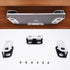 Under Desk Laptop Storage Mount, Metal Under Desk Laptop Holder, for Devices Thickness 1.37" for MacBook,Laptop,Mini,Keyboard,Router,with Anti-Scr...