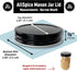 AllSpice Rust-Proof Narrow Mouth Aluminum Metal Mason Jar Lids Leak-Proof 12-Pack (Black)...