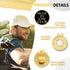 Hole in One Club Black Gold Golf Ball Marker with Hat Clip, Funny Golf Accessories for Men Women, Christmas Father's Day Birthday Gifts for Golf F...