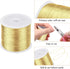 MIKIMIQI Jewelry Wire - 328Ft, 26 Gauge, Tarnish Resistant, Copper, 0.4mm X 100m (Gold)...