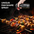 Evo Oil Sprayer 18/8 Stainless Steel, Non-Aerosol for Olive, Cooking Oils, and Vinegars, Black, 16-Ounce Capacity...