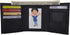 Marshal Genuine Leather Kids Slim Compact ID and Coin Pocket Trifold Boys Wallet Black...