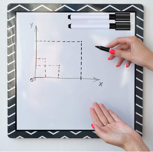 Magnetic Dry Erase Markers Whiteboard Erase Marker with Erasers Cap for School and Office, Black (60 Pieces)...