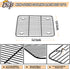 P&P CHEF Baking Rack Set of 2, Non-stick Mini Cooling Racks for Cooking Grilling, 2 Pack 8.6” x 6.2” Roasting Drying Rack for Small Toaster Oven U...